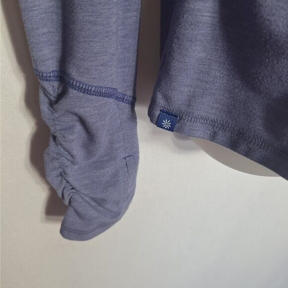 Athleta Womens Workout Shirt Long Sleeve Purple Athletic Performance Small - Picture 6 of 11